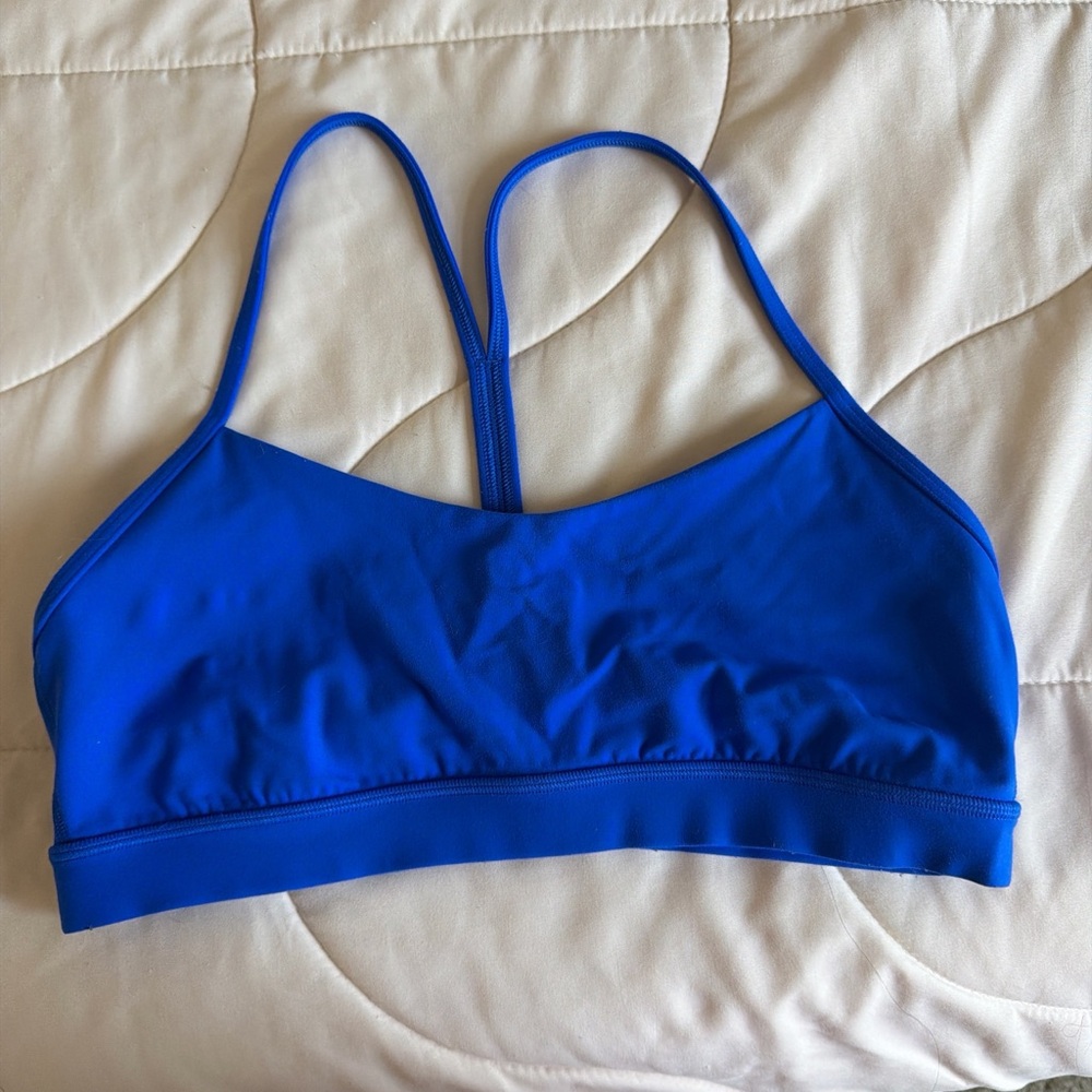 lululemon athletica Royal Blue Strappy Sports Bra